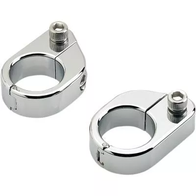 Biltwell Straight O/S Speed Clamps, Chrome
