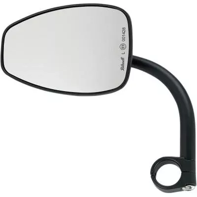 Biltwell Tear Drop Mirror W/Mount 1″, Black