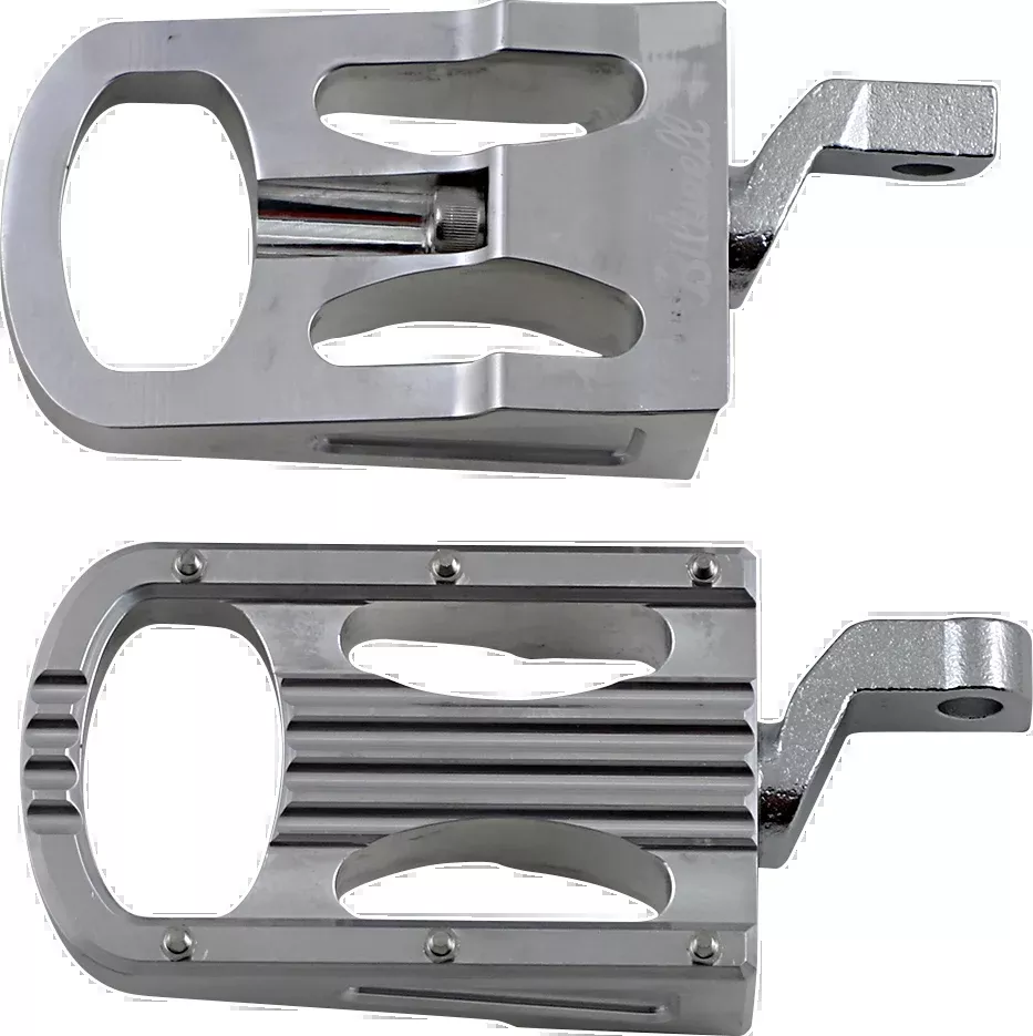 Biltwell XL Step Foot Pegs - Polished - 7006-303-02