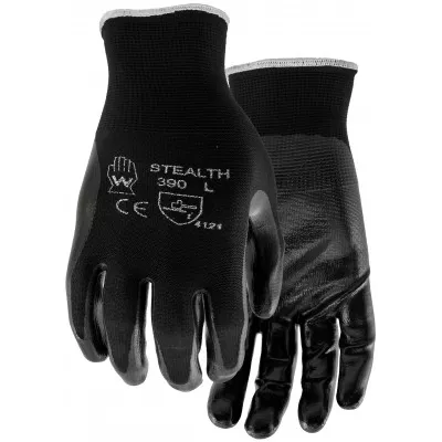 BLACK NITRILE GLOVE