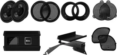 Boss Audio Front Audio 2 Speaker Kit 4 Channel Amplifier - BHD3F