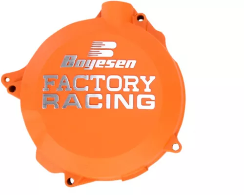 Boyesen Factory Clutch Cover - Orange (CC-44CO)