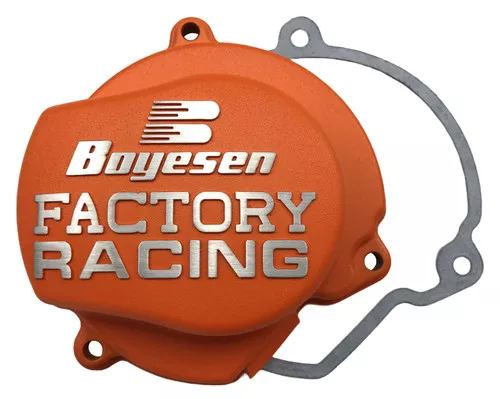 Boyesen Factory Orange Aluminum Ignition Cover (SC-40AO)
