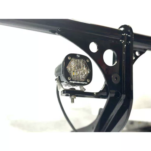 Bung King S1 Fog Light Gusset Mount for 2018-2024 Softail & Sportster