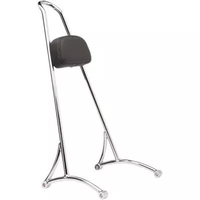 Burly Brand 20″ Sissy Bar, Chrome, Fits 06-17 Dyna