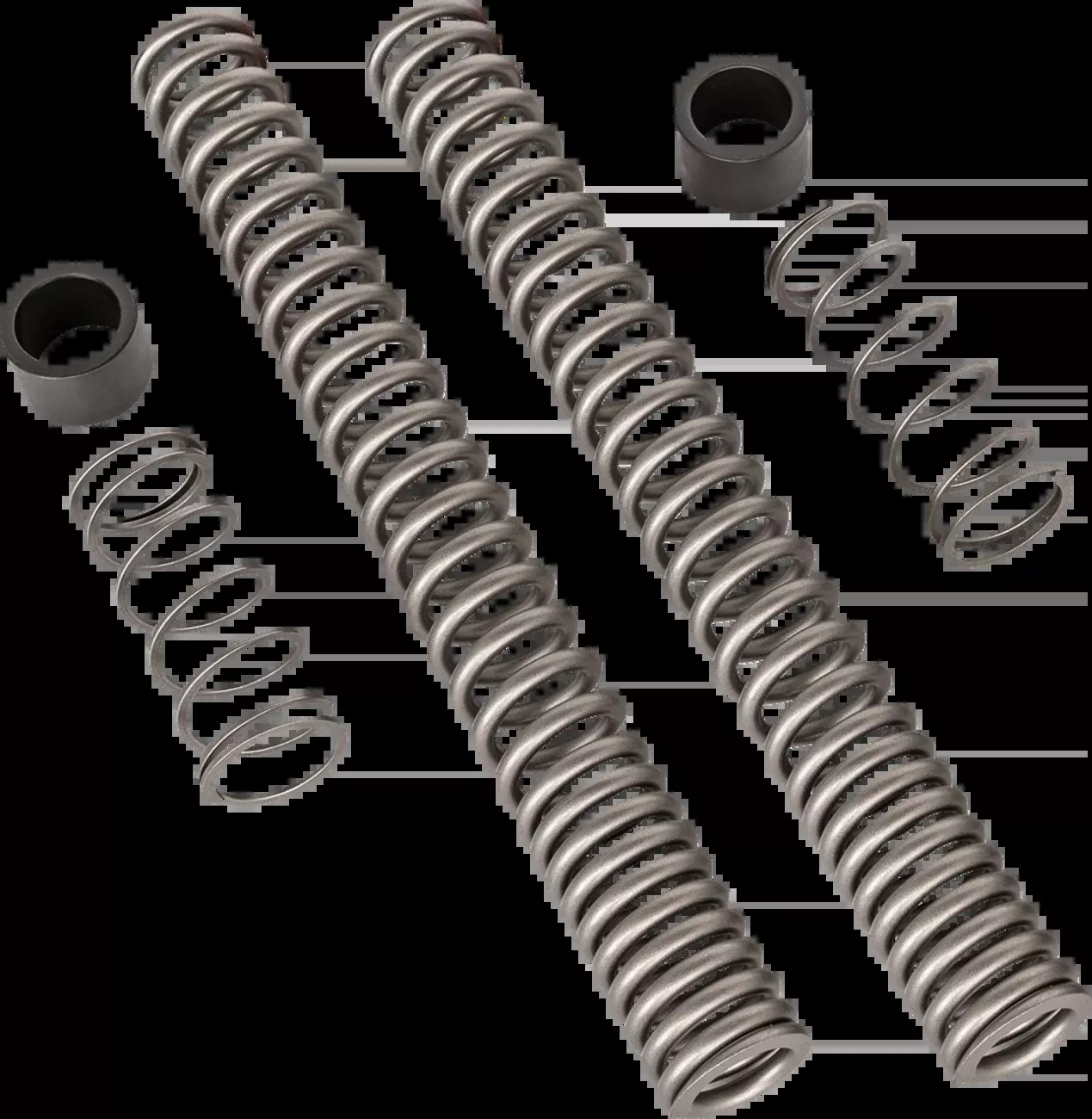 Burly Brand Front Fork Slammer 1-2" Lowering Kit 2018-2023 Harley Softail FXLR