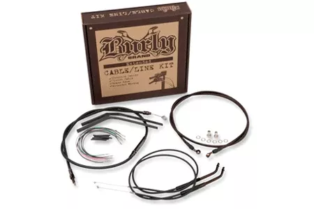 Burly Brand Handlebar Installation Kit for '07-10 FXD Super Glide -12 Inch