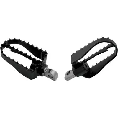 Burly Brand MX-Style Footpegs 2.3″ Wide, Male-mounted