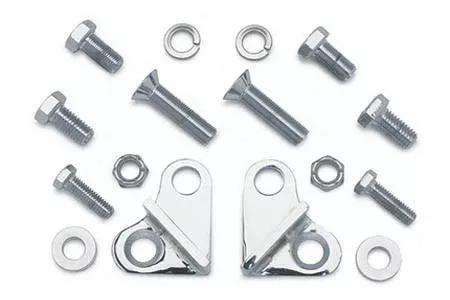 Burly Brand Rear Lowering Kit for '85-96 FLT/FLHT/FLHR Chrome
