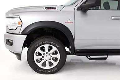 Bushwacker Extend-a-Fender Front Fender Flares-Black, for Ram HD; 50067-02