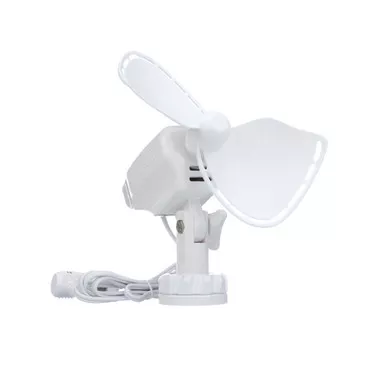 Caframo 757DCWBX SEEKR Ultimate 12V Fan White Grill-Free Whisper-Quiet