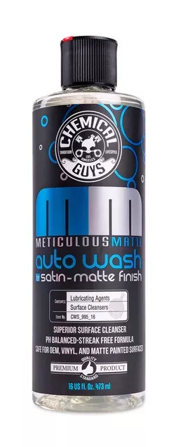 Chemical Guys Meticulous Matte Auto Wash Satin-Matte Finish