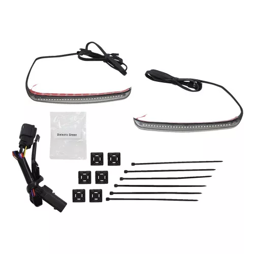 Ciro Bag Blade Lights for 2014-2023 Harley Touring - Amber