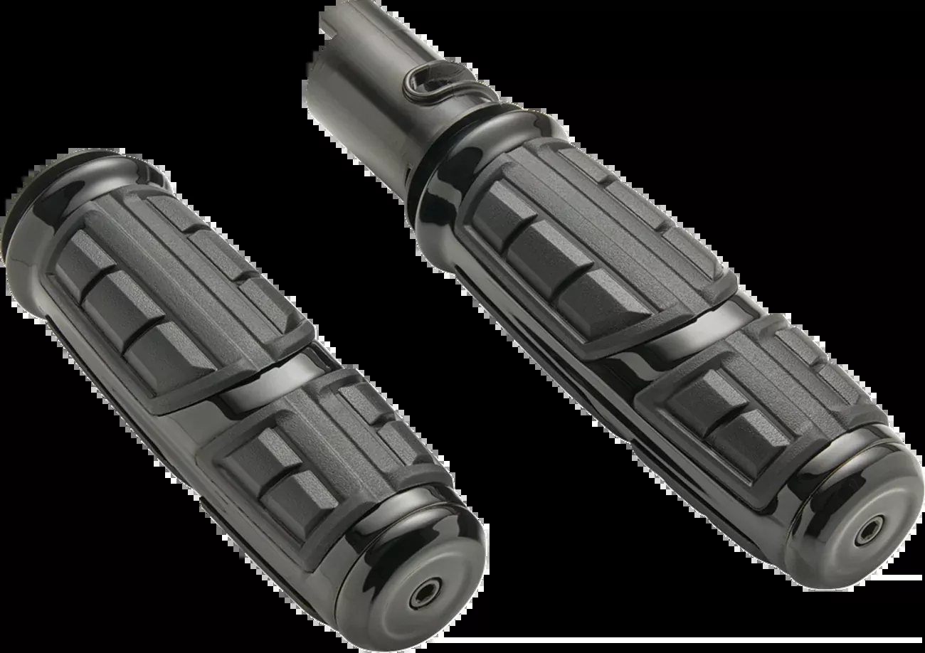 Ciro Chicane Black 1" Handlebar Hand Grips for 2023-2026 Harley Touring Softail