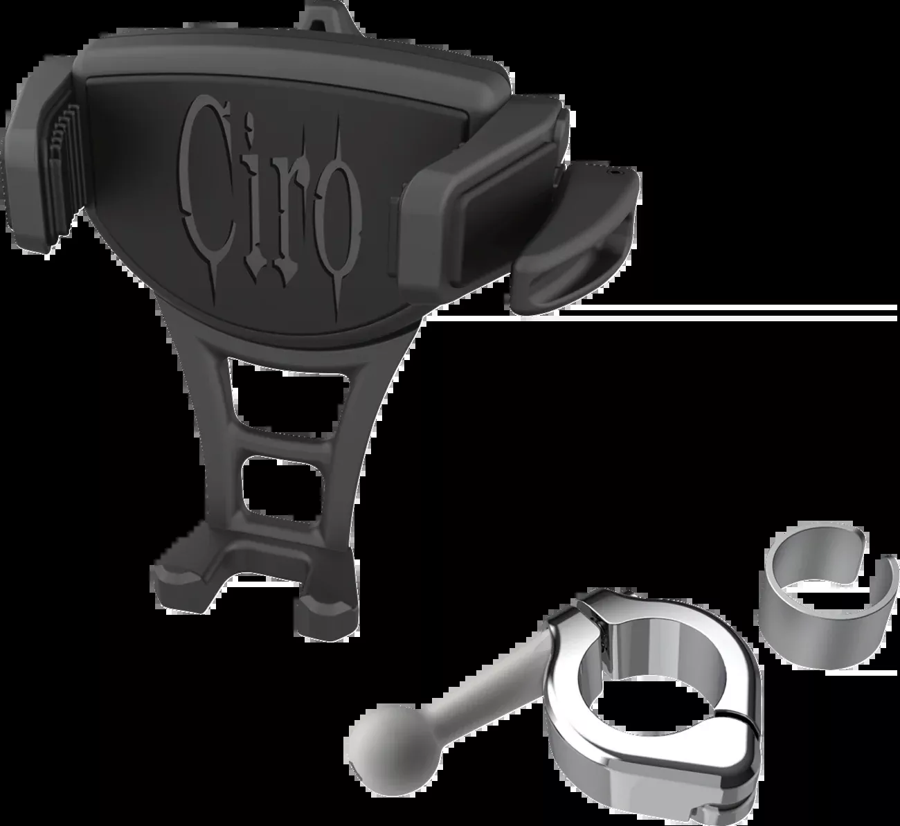 Ciro Constrictor Universal 7/8 & 1" Handlebar Adjustable Phone Mount Holder Kit
