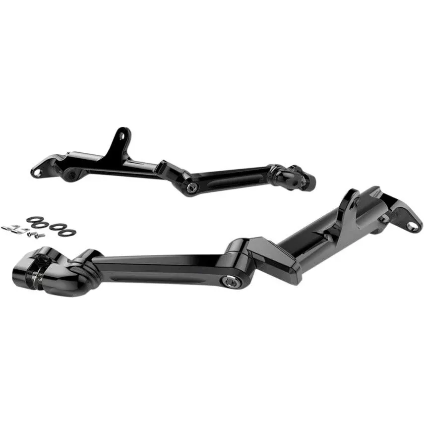 Ciro Floorboard Hi-Way Peg Mount w/ Adjustable Arm for Harley FLH/T 09-up