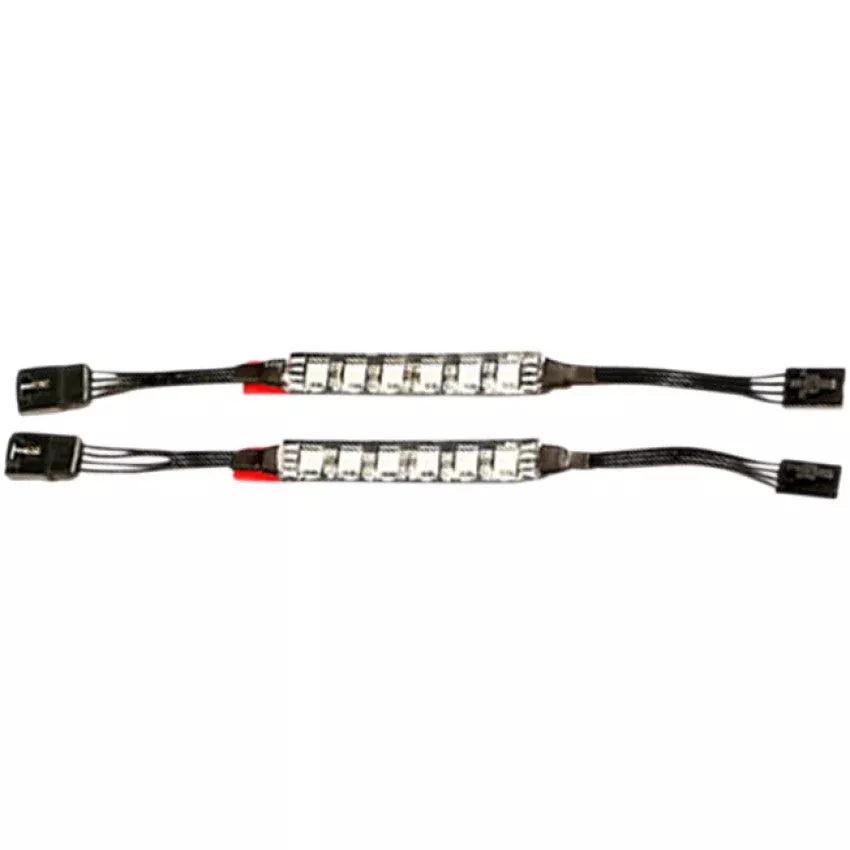 Ciro Shock & Awe 3.0 Engine Lighting 3" LED Flex Pods for Harley Models 12V