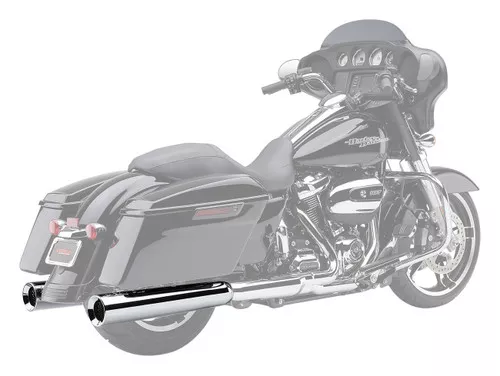 Cobra 4.5" PowrFlo Chrome Slip-On Mufflers (6214)