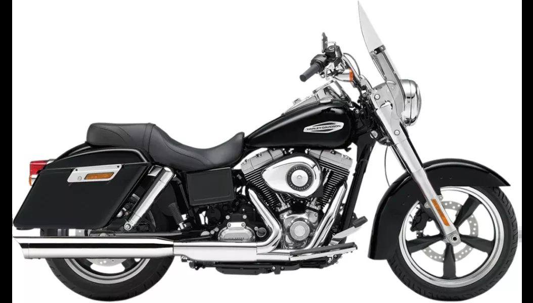 Cobra 6209 Exhaust Slip-On Muffler Scalloped Tip Harley Dyna Switchback FLD
