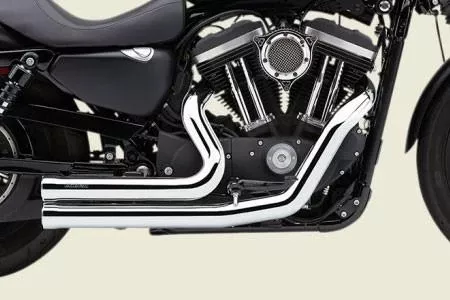 Cobra 909 2-Into-2 Exhaust Systems for '06-11 Harley Davidson Dyna FXD/FXDWG Models - Chrome