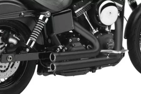 Cobra 909 2-Into-2 Exhaust Systems for '06-11 Harley Davidson FXD/FXDWG Models - Black