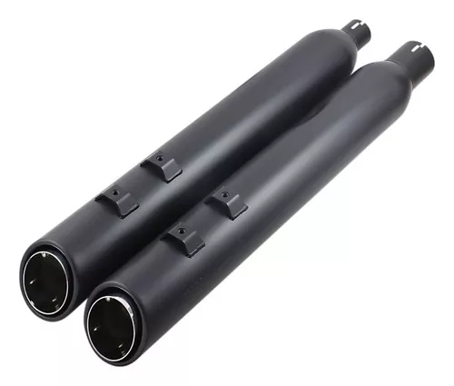 Cobra 909 Uppercut Raven Black Slip-On Mufflers (6269RB)