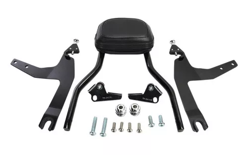 Cobra Detachable 14" High Black Sissy Bar Backrest Kit (602-2002B)