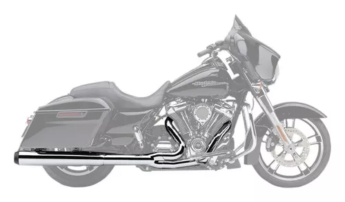 Cobra El Diablo 2-into-1 Chrome 4.5" Exhaust System (6451)