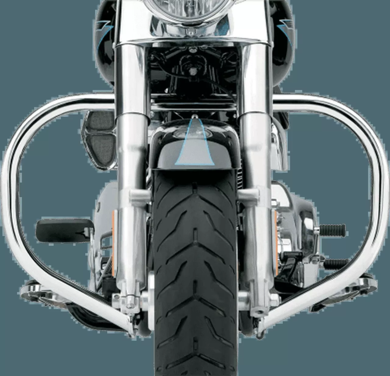Cobra Fatty Freeway Bars for Harley Davidson FLST Models '00-17