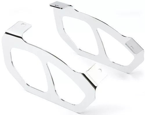 Cobra Saddlebag Supports Chrome (02-6136)