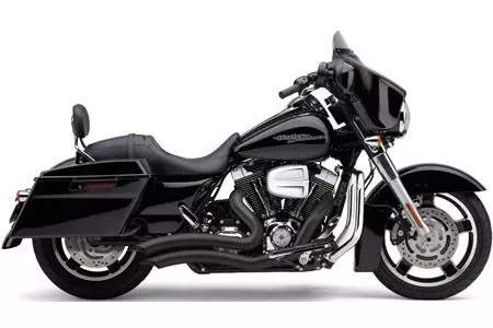 Cobra Speedster Short Swept for '10-16 H-D Touring Models -Black