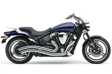 Cobra Speedster Swept Exhaust for Yamaha Warrior '02-10 - Chrome