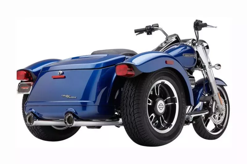Cobra3.5" Slip On Freewheeler Mufflers-Chrome