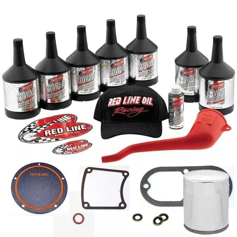 Complete Red Line Primary Oil Kit w/ Gaskets Harley Twin Cam 5 Speed 99-06