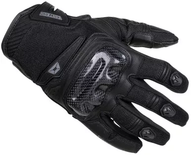 Cortech Sonic-Flo Black Gloves