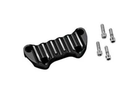 Covingtons Handlebar Clamps -Finned, Black