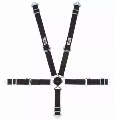 Crow 5-Pt Harness 2in Cam Lock Blk Pull Up 11174A