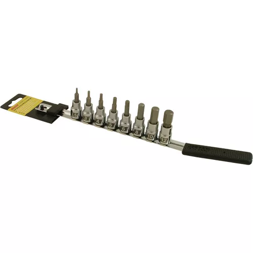 Cruz 10-Piece 3/8" Drive Metric Allen Socket Set (ME38HBS)
