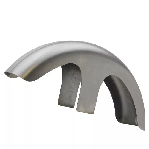 Custom Chrome 'Tombstone' Custom 6" Front Fender for Harley Touring with 21" x 3.5" Wheels