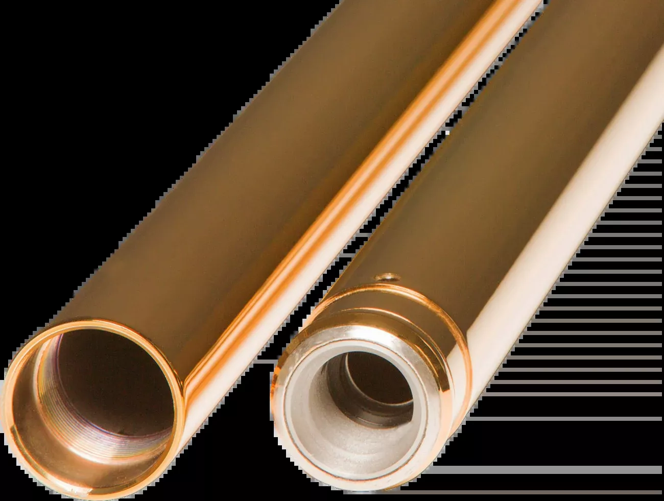 Custom Cycle 49mm Gold 23.75" Fork Tubes fits 2018-2025 Harley Softail M8 710006