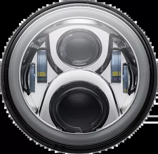 Custom Dynamics 7″ LED Halo Headlamp With Mounting Ring