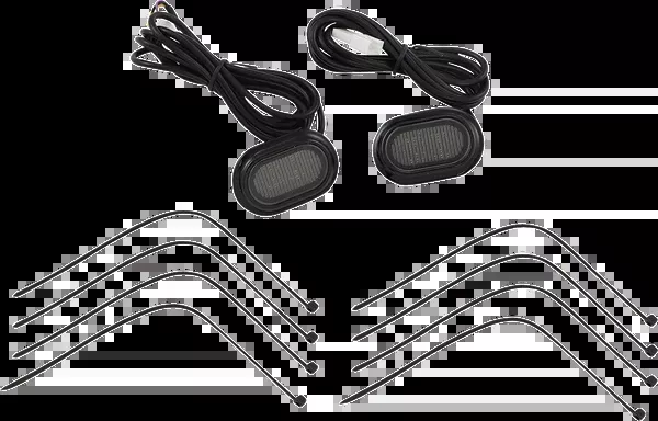 Custom Dynamics Antenna Grommet Light – Smoke Lens – Black