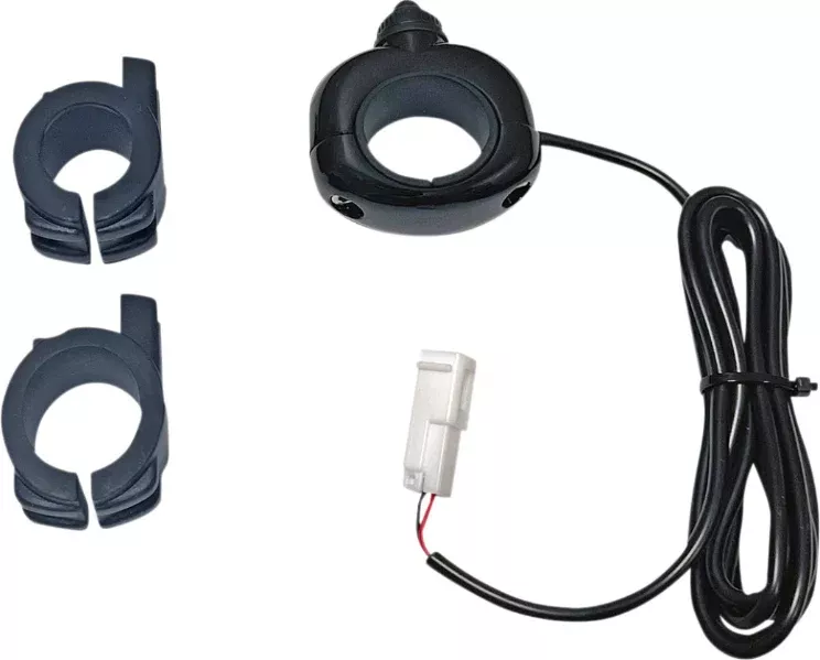 Custom Dynamics Black Auxiliary Handlebar Mounted On/Off Switch 7/8 to 1-1/4 Bars