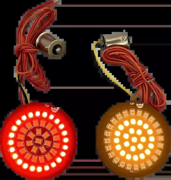 Custom Dynamics Bullet Rear Turn Signal – 1156 – Amber Lens