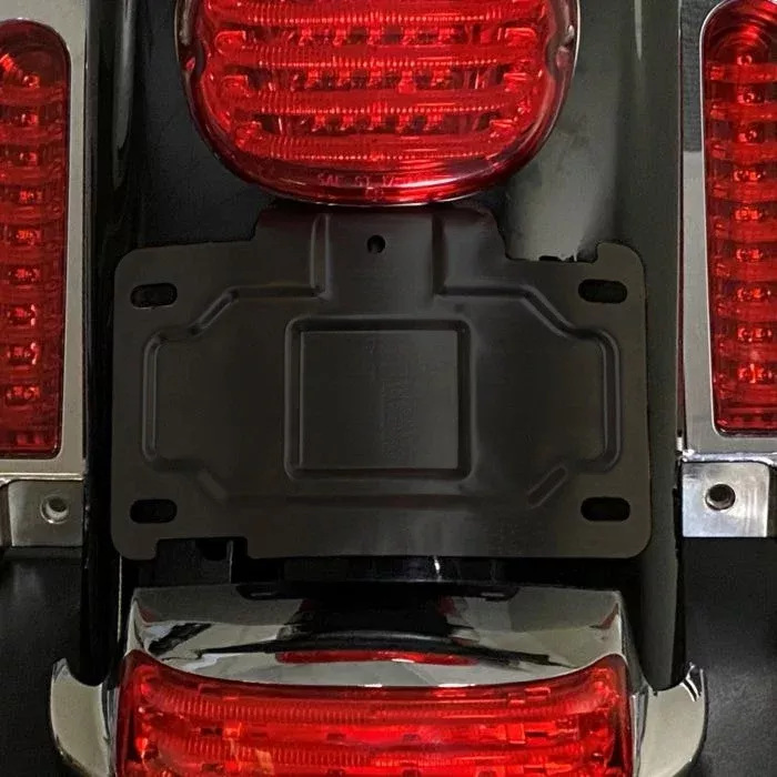 Custom Dynamics CD-TLLP-KIT-B Black License Plate Relocation Kit Harley Touring 14-Up