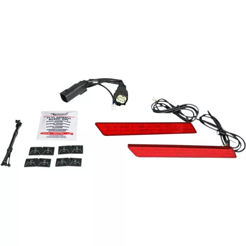 Custom Dynamics Dual Color LED Saddlebag Latch Lightz 4 Harley