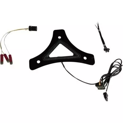 Custom Dynamics Dual Intensity Run/Brake LED Backrest Black Harley & Custom
