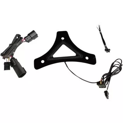Custom Dynamics Dual Intensity Run/Brake LED Backrest Black Harley FLH/T 14-20