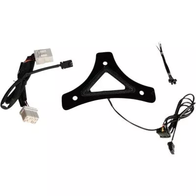 Custom Dynamics Dual Intensity Run/Brake LED Backrest Black Harley FLH/T 97-13