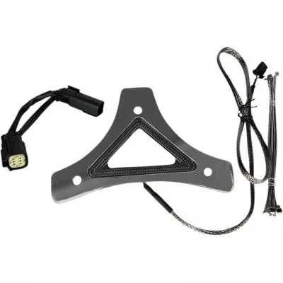 Custom Dynamics Dual Intensity Run/Brake LED Backrest Chrome Harley FLH/T 10-13